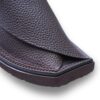 1 Brown Dotted Leather Kaptaan Chappal