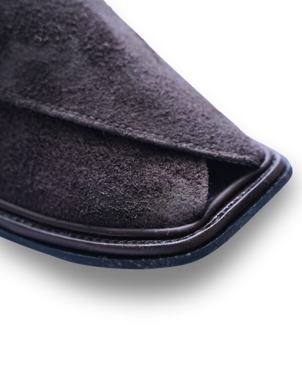 1 Chocolate Suede Leather
