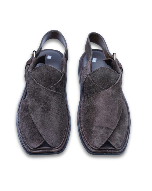 3 Chocolate Suede Leather