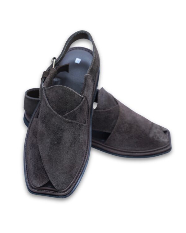 4 Chocolate Suede Leather