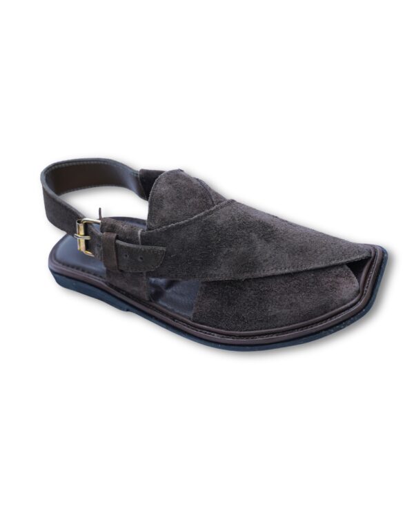 5 Chocolate Suede Leather