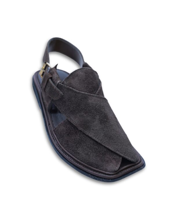 6 Chocolate Suede Leather