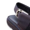 7 Brown Dotted Leather Kaptaan Chappal