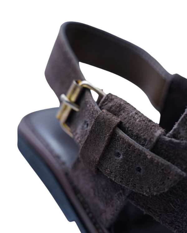 7 Chocolate Suede Leather